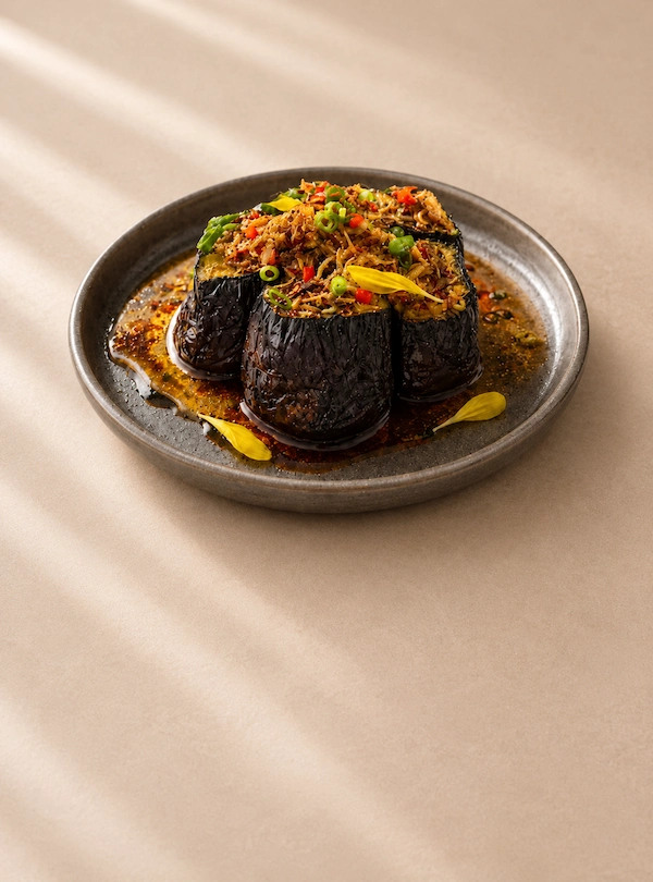 Crystal Jade Roppongi - Braised Eggplant with Homemade XO Sauce